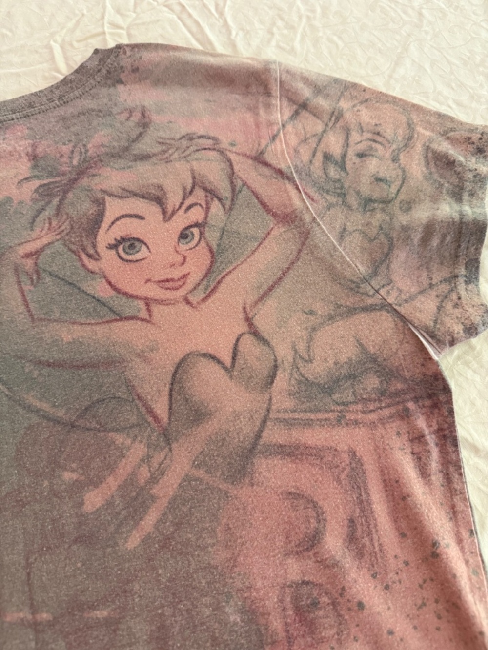 Vintage Disney Store Tinkerbell Limited Edition tshirt Women Slim Fit Size L - Picture 5 of 11